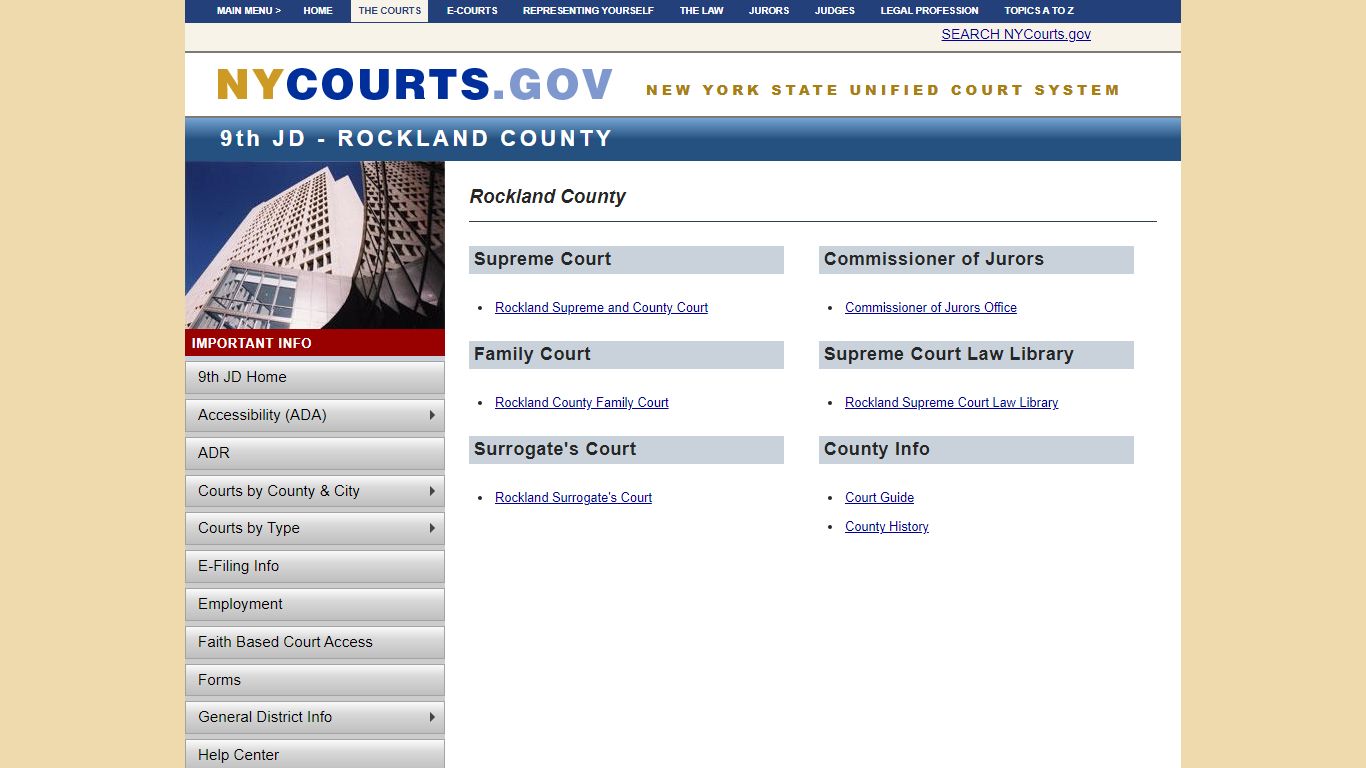Home - Rockland County | NYCOURTS.GOV - Judiciary of New York