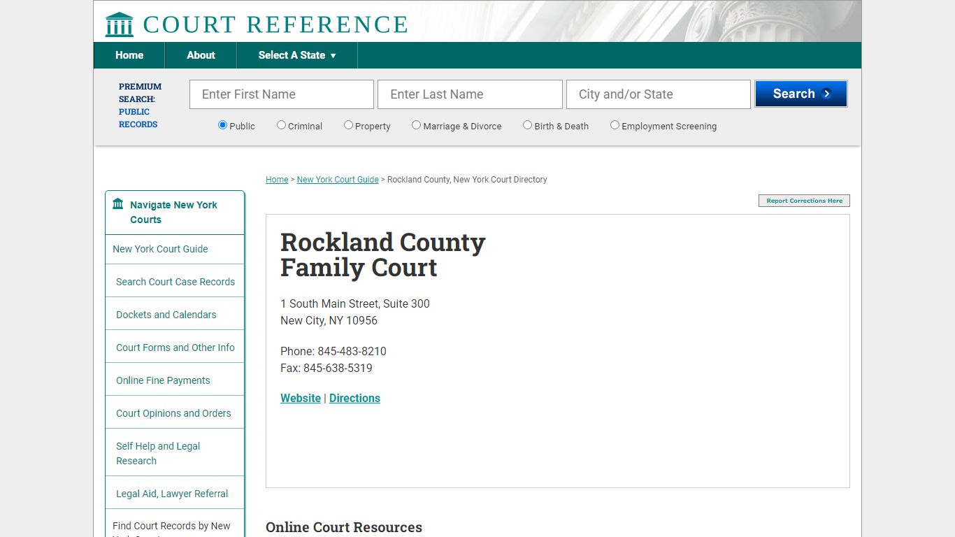 Rockland County Family Court